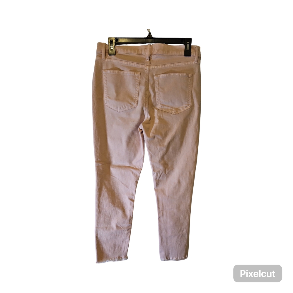 1 Preloved EUC Size 28 LOFT Pink Ankle Cropped Jeans - Picture 4 of 9